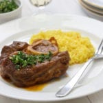 risotto alla milanese con ossobuco