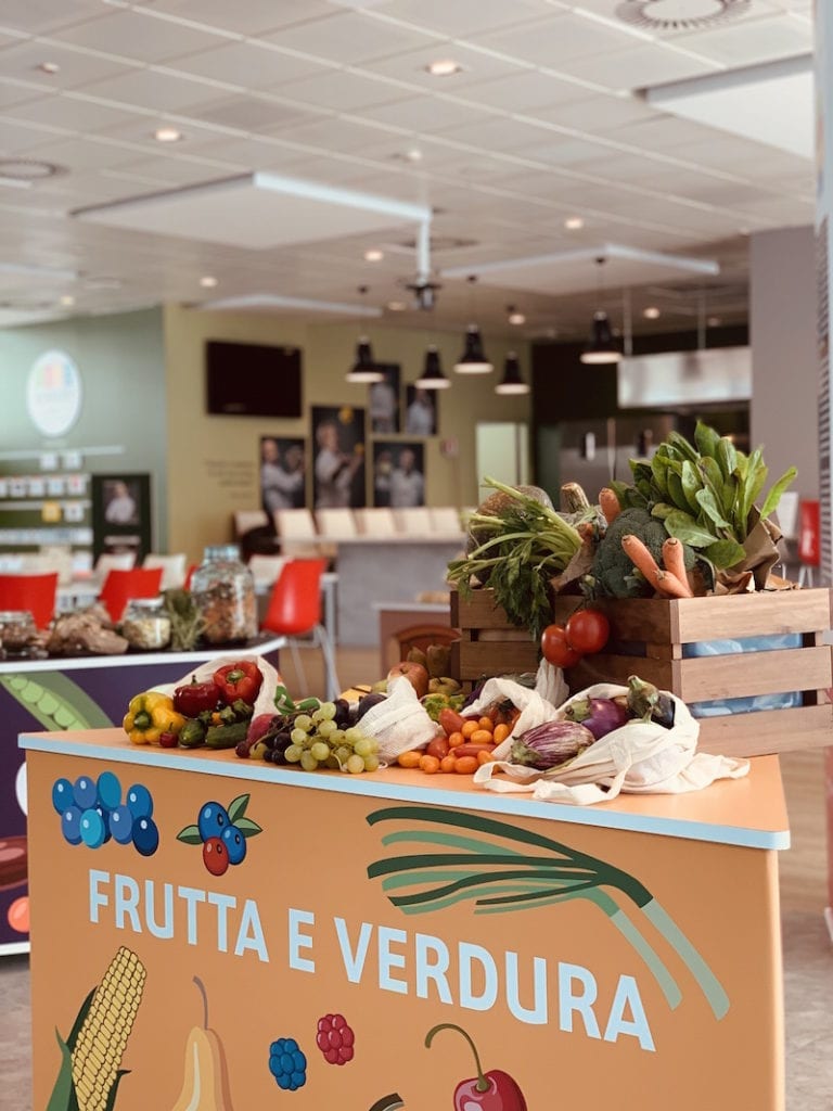 Le isole tematiche durante la settimana della dieta mediterranea