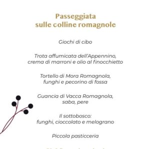 Menu Degustazione Ristorante Il Sambuco