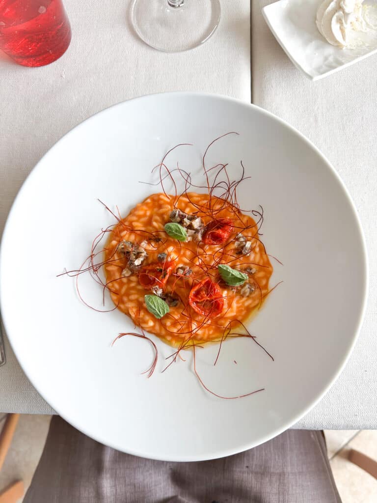 risotto all'arrabbiata